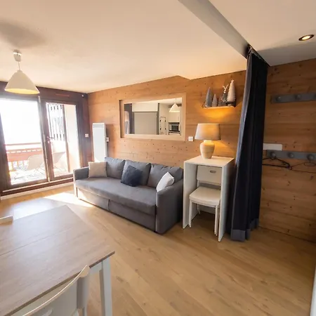 Apartamento Cosy à D'huez 27 M² Avec Vue Montagne
