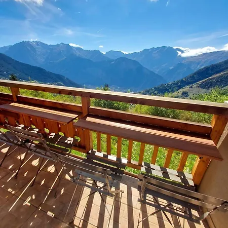 Cosy A D'huez 27 M² Avec Vue Montagne
